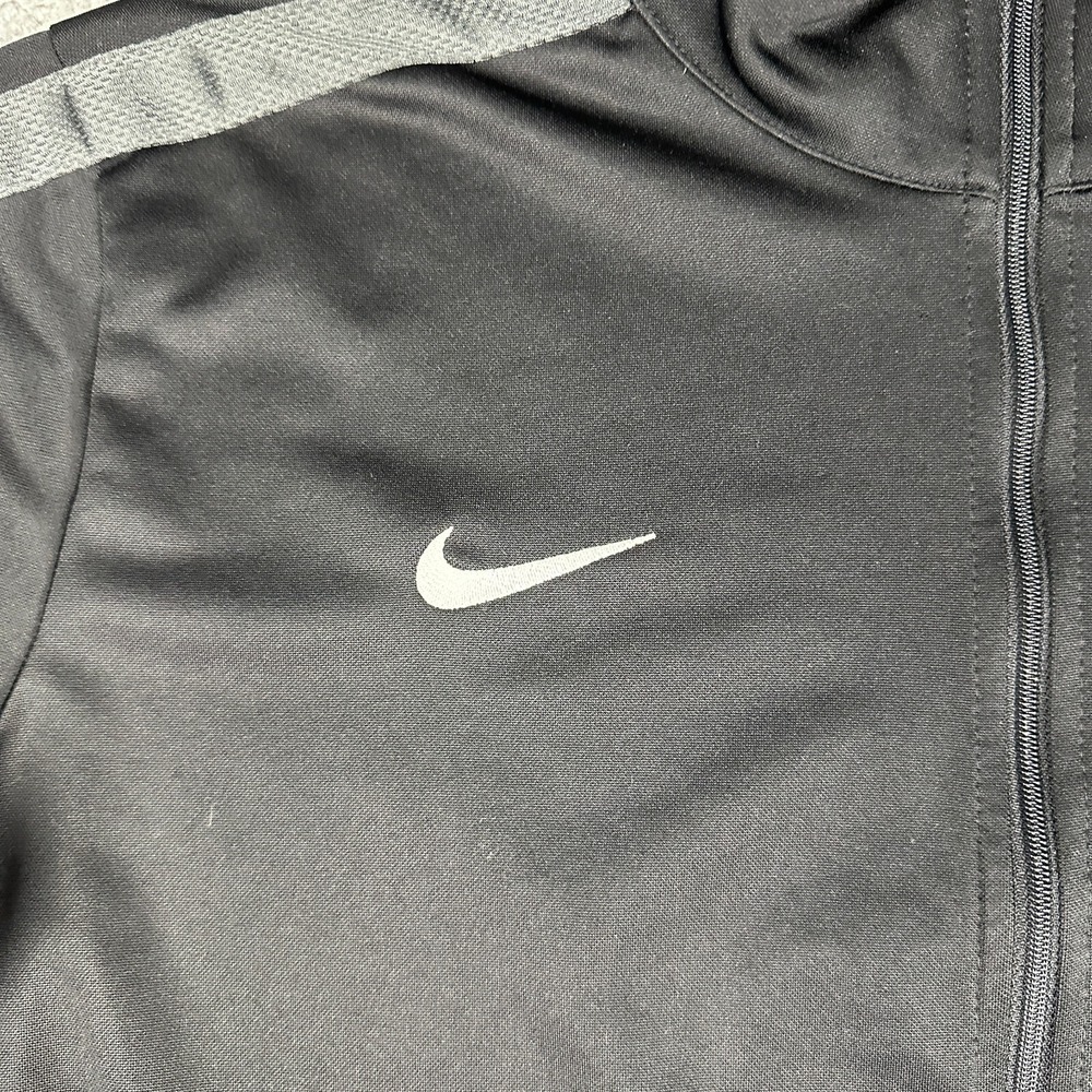 Nike Indianapolis Indians Jacket Mens Small Black Full Zip Baseball Distressed - Picture 5 of 16